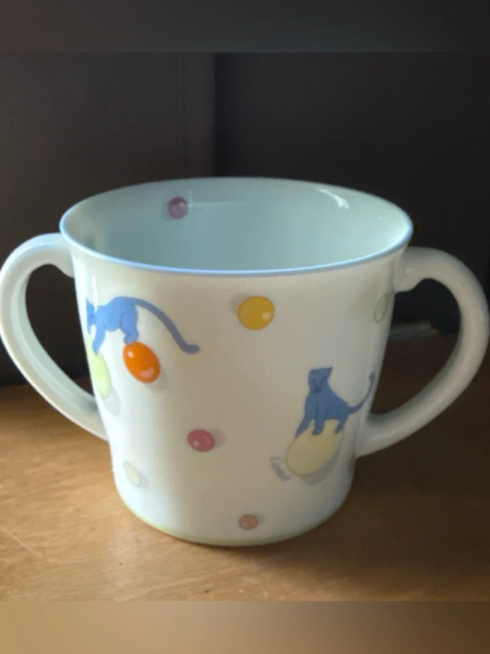 Cartier LES MAISON DES ENFANTS Two handed Mug Children's Cup made in France